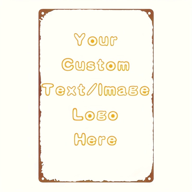 Custom Rectangular Wall Hangin - Vintage Collectible Signs ulasan dan harga