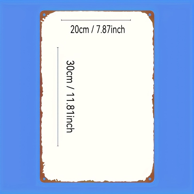 Custom Rectangular Wall Hangin - Vintage Collectible Signs ulasan dan harga