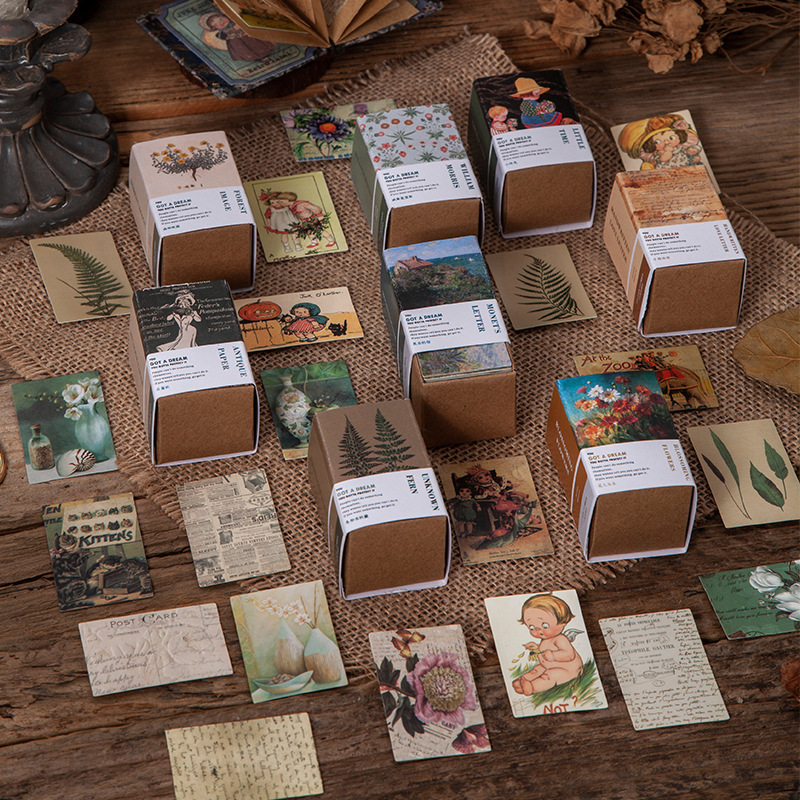 100Pcs Vintage Book Collection - Vintage Collectible Magazines ulasan dan harga