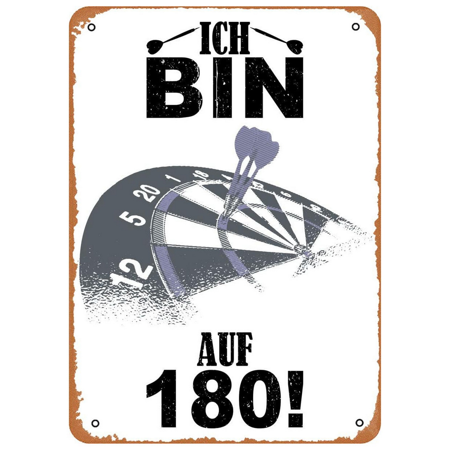 Vintage Darts & Beer Tin Sign, - Vintage Collectible Signs ulasan dan harga
