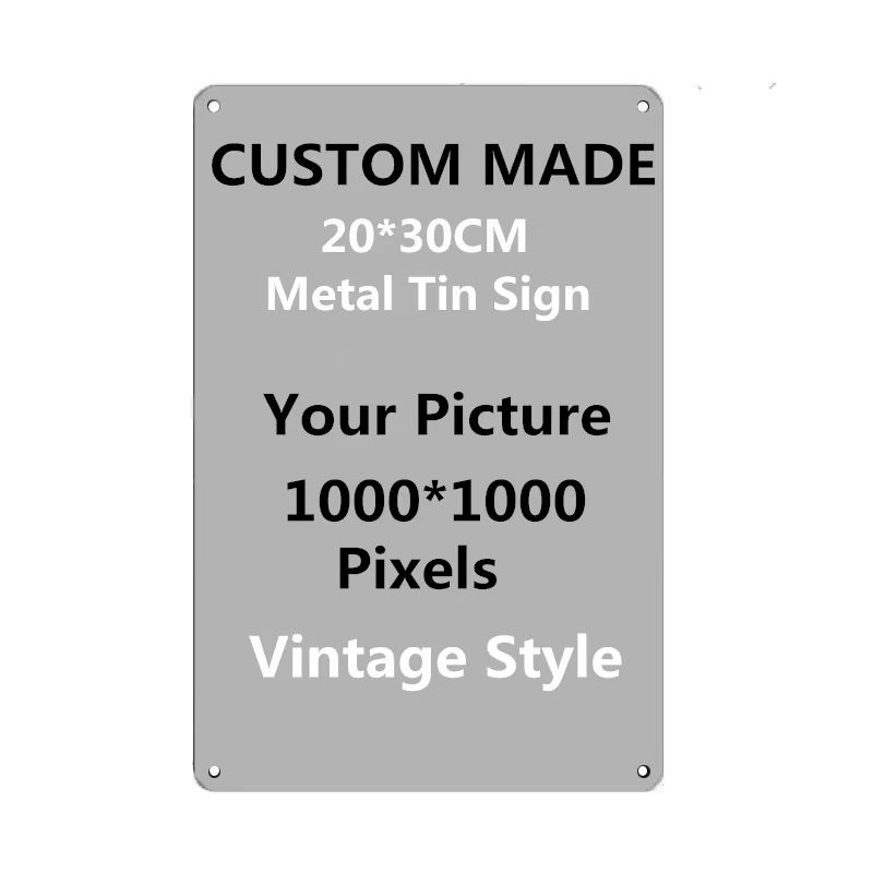 Personalized Custom Metal Tin  - Vintage Collectible Signs ulasan dan harga