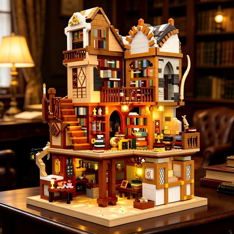 Vintage Book‑House Bricks Mode - Vintage And Collectible Books ulasan dan harga