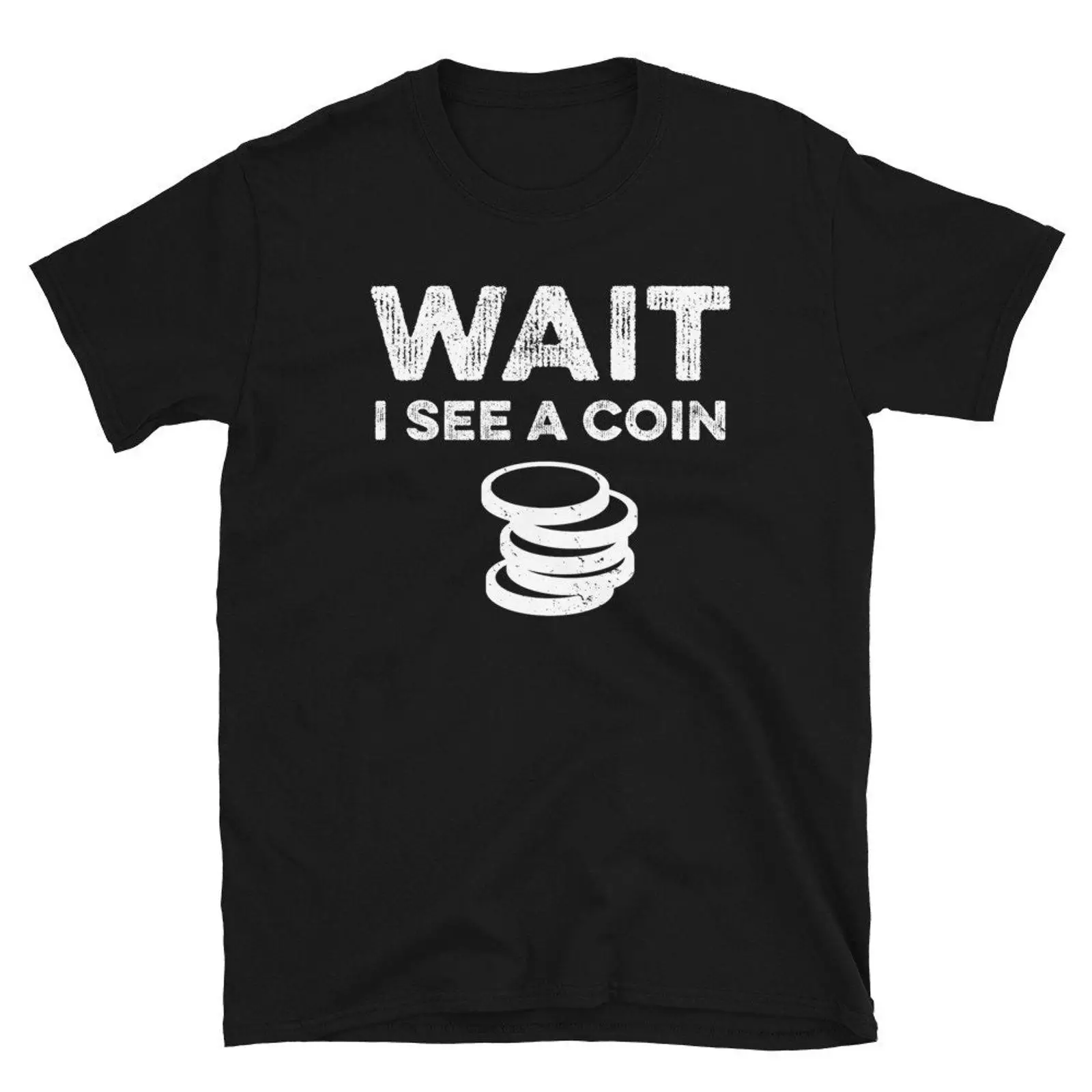 Wait I See A Coin Funny Collec - Collectible Vintage T Shirts ulasan dan harga