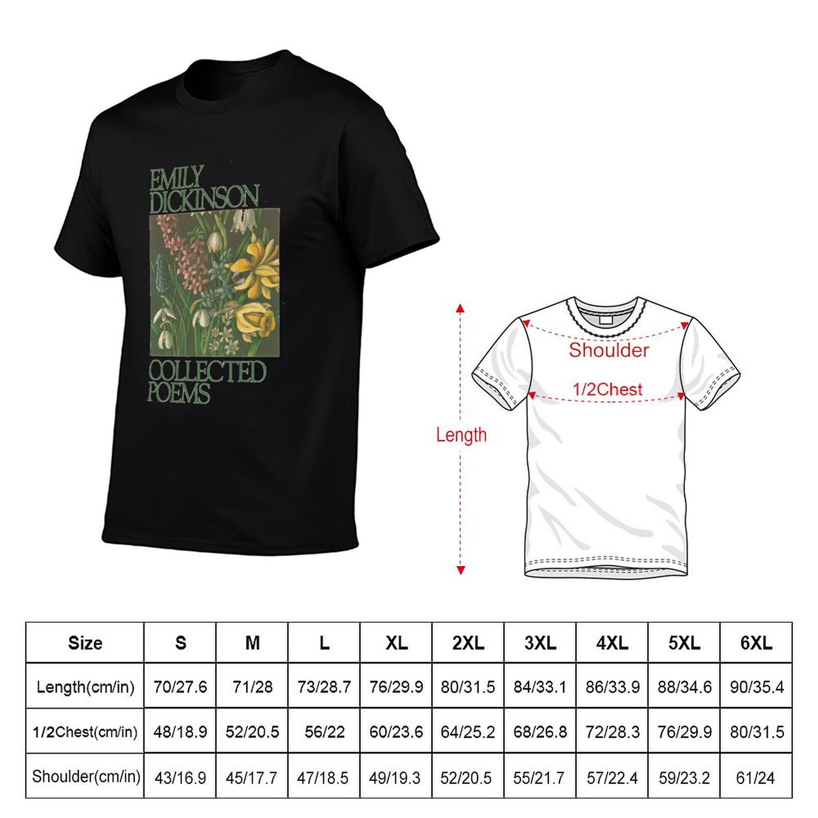 Emily Dickinson - Collected Po - Collectible Vintage T Shirts ulasan dan harga