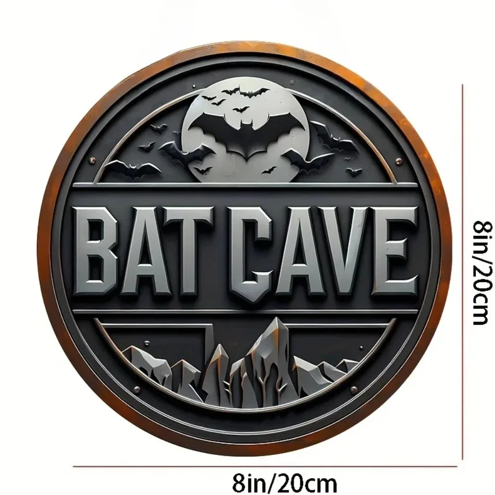 Vintage Batcave Metal Sign - 8 - Vintage Collectible Signs ulasan dan harga