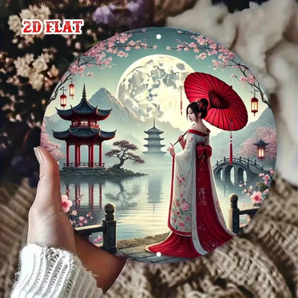 Vintage Japanese Sakura & Full - Vintage Collectible Signs ulasan dan harga