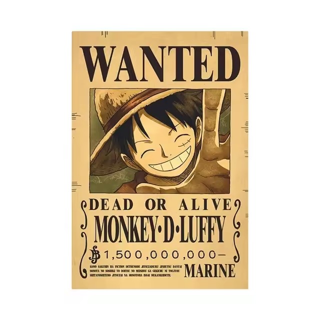Anime One Piece Bounty Wanted  - Vintage Toys Collection ulasan dan harga
