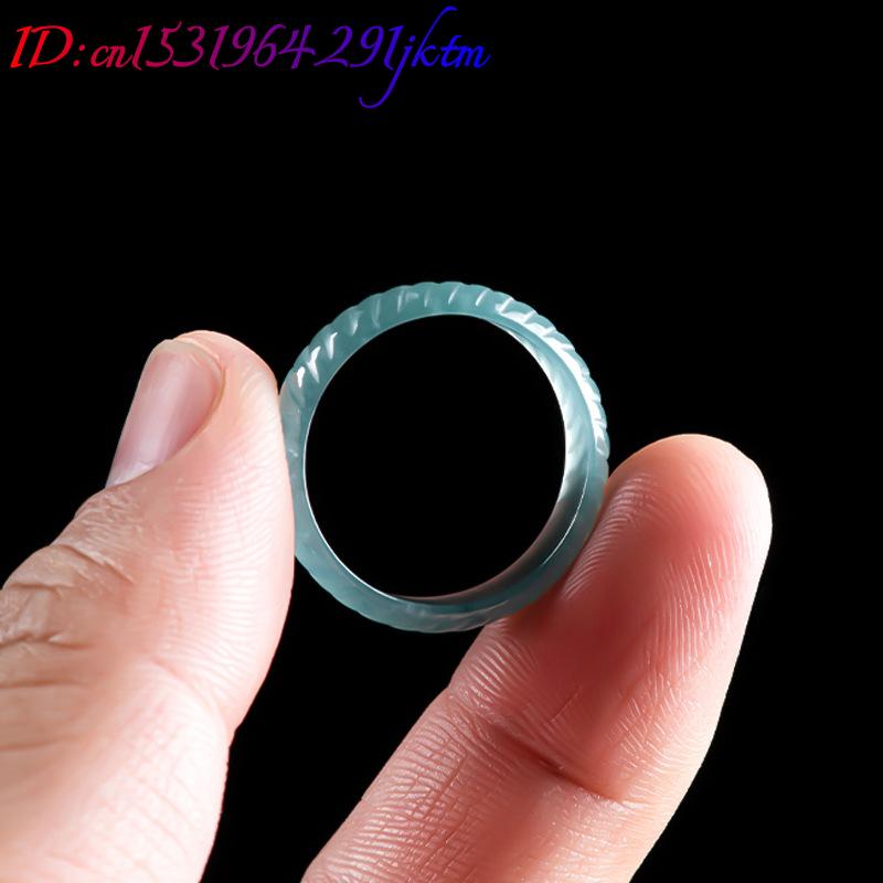 Blue Real Burmese Jadeite Ring - Vintage Item ulasan dan harga