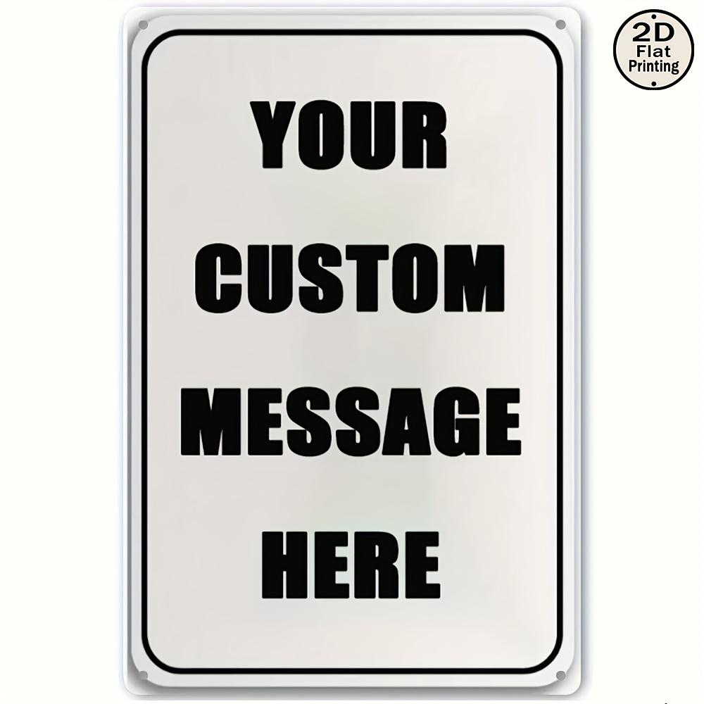 Custom Metal Tin Sign Personal - Vintage Collectible Signs ulasan dan harga
