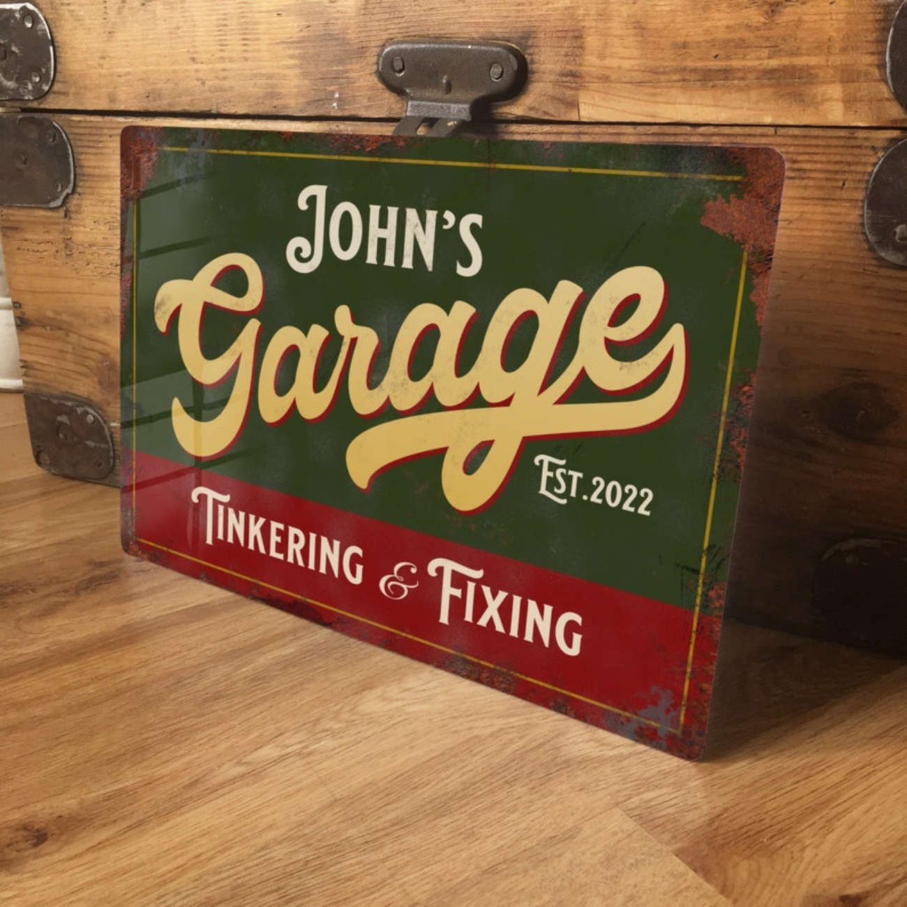 Custom Personalised Garage Met - Vintage Collectible Signs ulasan dan harga