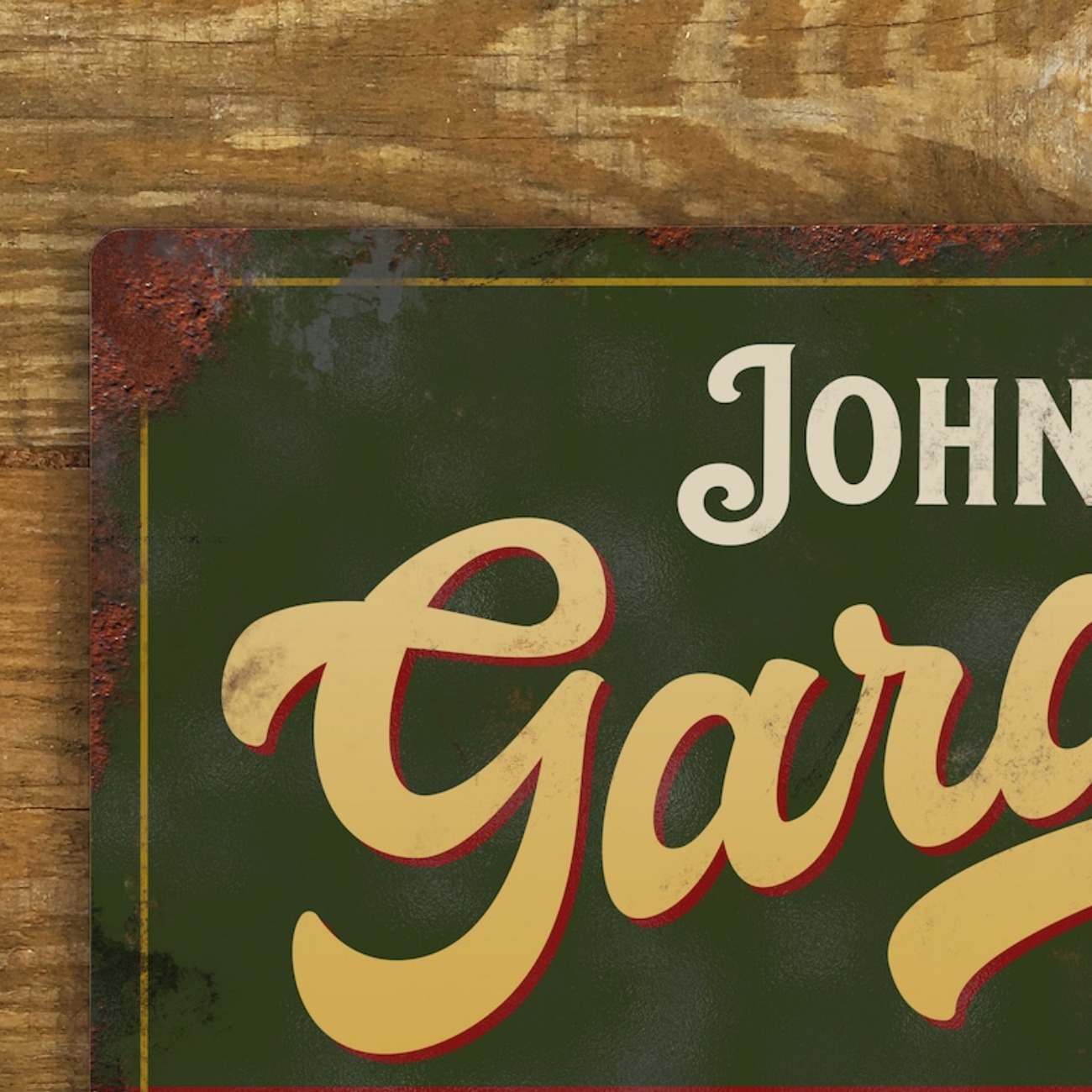 Custom Personalised Garage Met - Vintage Collectible Signs ulasan dan harga