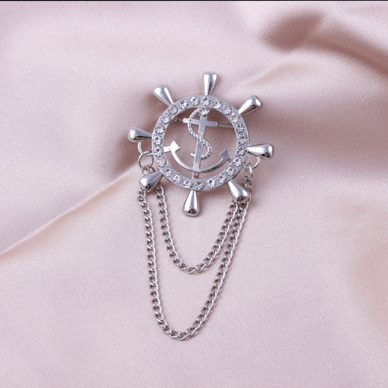 Vintage suit badge, navy style - Vintage Toys Collection ulasan dan harga