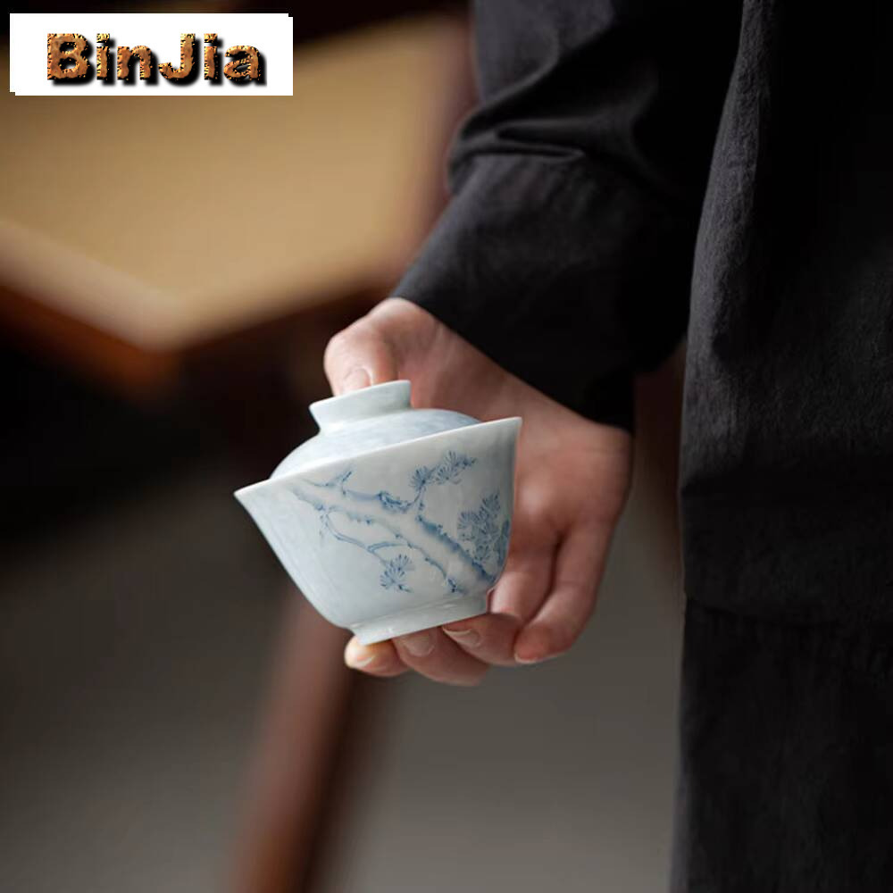 100ml Handpainted Pine Cover B - Vintage Collectible Items ulasan dan harga
