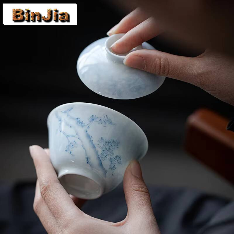 100ml Handpainted Pine Cover B - Vintage Collectible Items ulasan dan harga