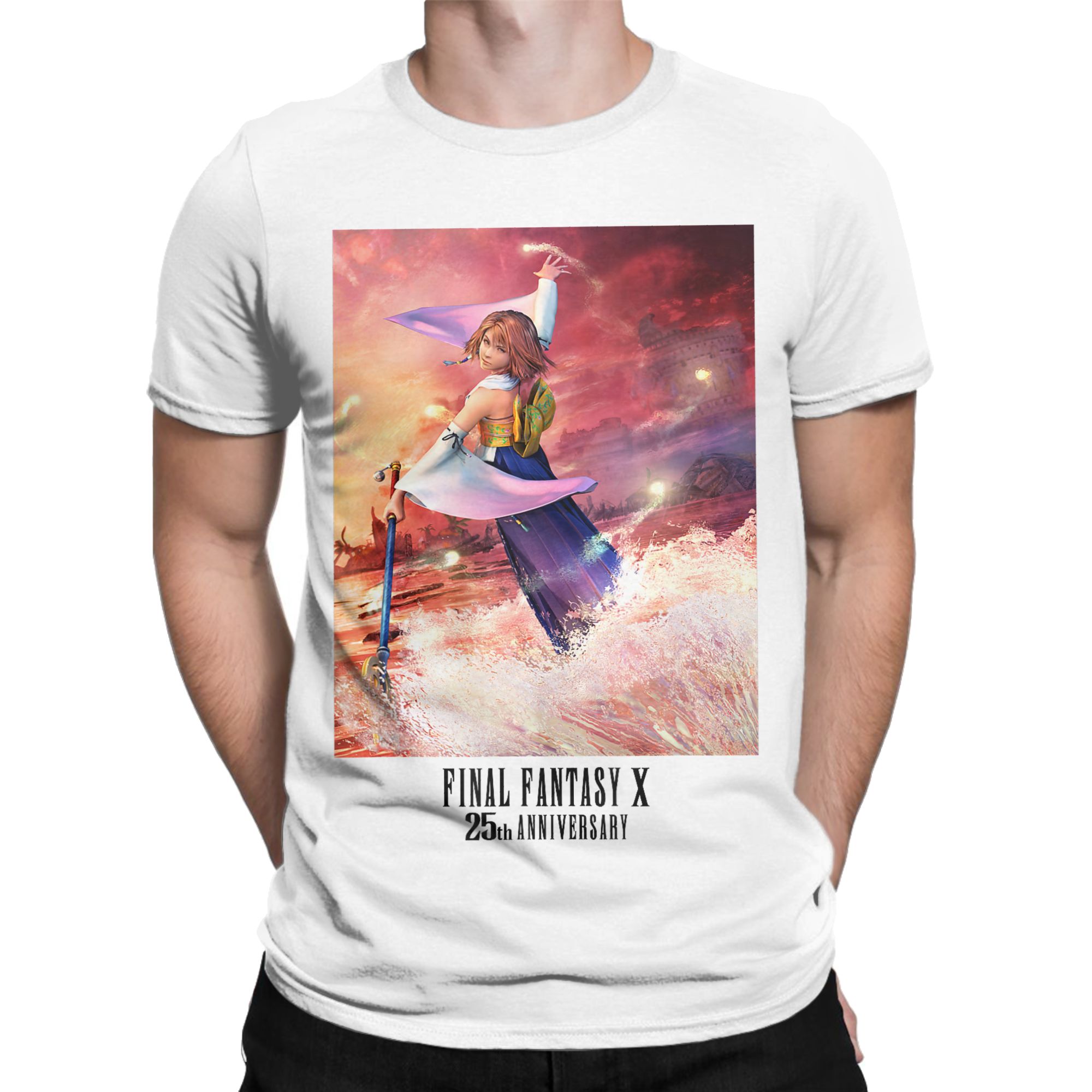Final Fantasy Anniversary Coll - Collectible Vintage T Shirts ulasan dan harga